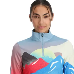 Veste de ski 1/2 zip Spyder Vivid image-3