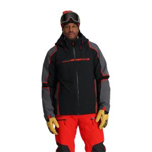 38sa075322-blk-ski-jas-spyder-titan-zwart