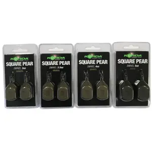 Μολύβι Korda Square Pear Swivel Blistered 3.5oz (x2) (x2) image-0
