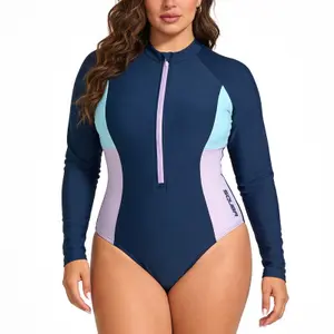 Fato de banho feminino de 1 peça Squba Ocean