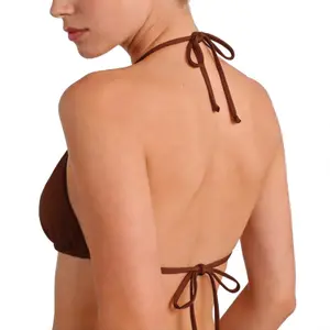 Top de fato de banho triangular feminino Squba image-1