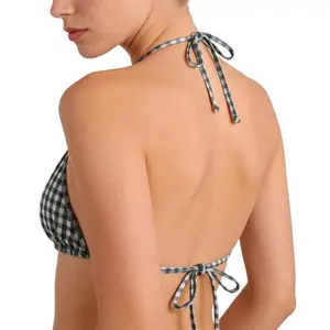 Top de fato de banho triangular feminino Squba image-1