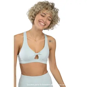 Sujetador de mujer Baya vata Milky Green image-0