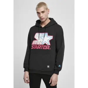 Hooded sweatshirt Urban Classics starter multicolored logo image-1