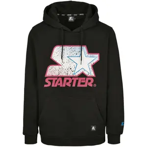 Hooded sweatshirt Urban Classics starter multicolored logo image-0