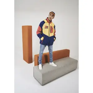 Jacket Urban Classics starter multicolored logo image-3