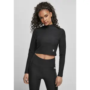 Crop top Col roulé à manches longues femme Urban Classics starter stretch image-0