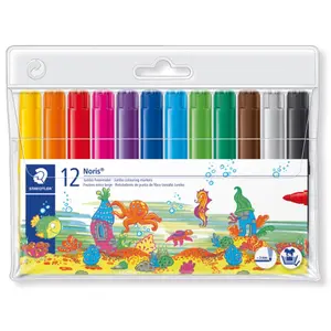 Creative activities bag of 12 markers Staedtler Noris Jumbo Staedtl image-0