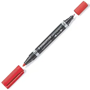 Förpackning med 4 markörer Staedtler Lumocolor Duo image-1