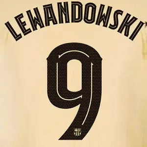 FC Barcelona Flocage Ligue des Champions LEWANDOWSKI #9 2025/26