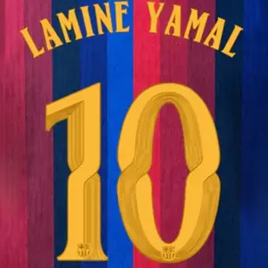 Flocage Heim Kind FC Barcelona Ligue des Champions LAMINE YAMAL #10 2026/27