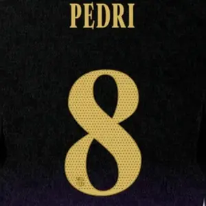 FC Barcelona Flocage Ligue des Champions PEDRI #8 2026/27