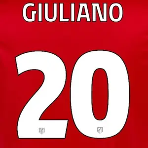 Atlético Madrid home kit Ligue des Champions GIULIANO #20 2026/27