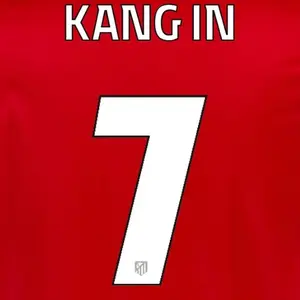 Atlético Madrid home kit Ligue des Champions KANG IN #7 2026/27