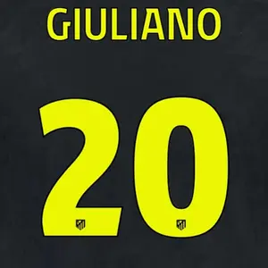 Atlético Madrid Away Shirt Ligue des Champions GIULIANO #20 2026/27