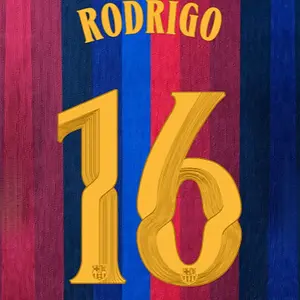 FC Barcelonas flocering hemma Ligue des Champions RODRIGO #16 2026/27