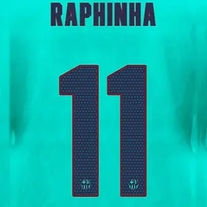 Flocage tredje FC Barcelona Ligue des Champions RAPHINHA #11 2026/27