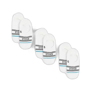 a145d20sro-wht-set-di-3-calze-stance-basic-no-show-bianco