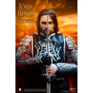 Figurine Star Ace Aragorn Real Master du Seigneur des Anneaux image-2