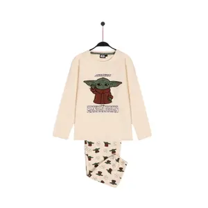 Girls' long-sleeve pyjamas Star Wars Cute Baby Yoda image-0