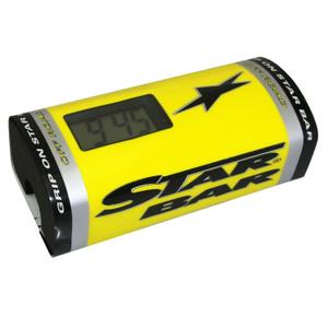 154336-handlebar-foam-with-integrated-clock-for-handlebars-without-bar-starbar-booster-pads-yellow-one-size
