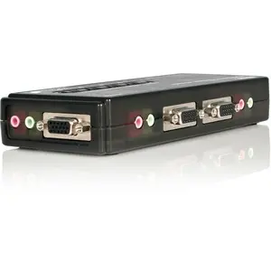 Commutateur USB 4 ports avec audio et câble StarTech KVM image-3