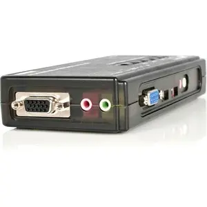 Commutateur USB 4 ports avec audio et câble StarTech KVM image-4