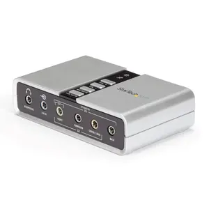 Adaptateur carte son USB vers audio stereo numérique SPDIF StarTech image-0