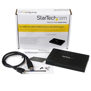 Boîtier externe pour disque dur SSD aluminium StarTech USB 3.0 / HDD 2.5 SATA III image-3