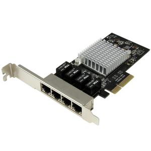 Carte réseau avec puce intel 4 ports StarTech Gigabit I350AM4 CHIP PCIE