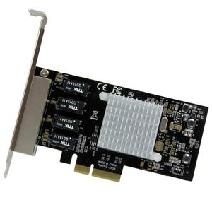 Carte réseau avec puce intel 4 ports StarTech Gigabit I350AM4 CHIP PCIE image-1