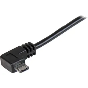 Chargeur / synch Câble USB-A/Micro USB angle droit StarTech image-2