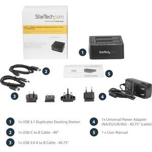 Dock pour disque dur USB 3.1 autonome pour HDD / SSD SATA StarTech image-4