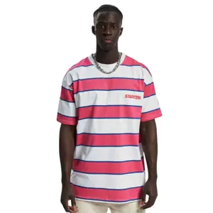 T-shirt rayé Urban Classics Starter Logo image-0