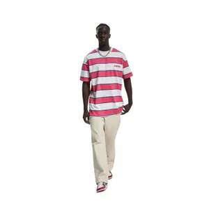 T-shirt rayé Urban Classics Starter Logo image-1