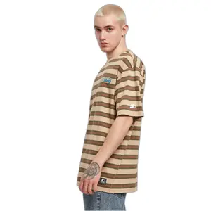 T-shirt listrada de tamanho superior Starter Look for the Star image-6