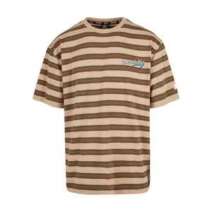 T-shirt listrada de tamanho superior Starter Look for the Star image-0