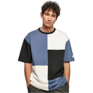 Oversized T-shirt Starter Patchwork image-0