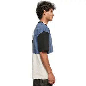 Oversized T-shirt Starter Patchwork image-2