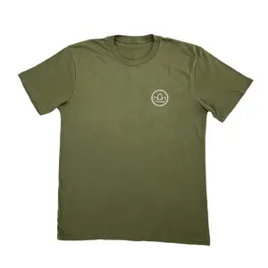T-shirt Stay Covered Round Logo