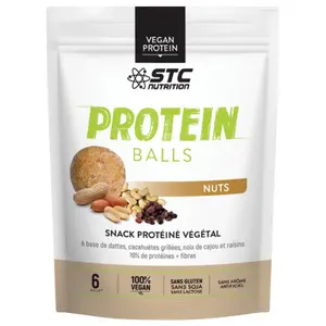 display med 8 poser med 6 proteinkugler STC Nutrition nuts image-0
