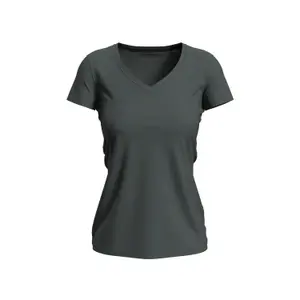 Women's stretch V-neck T-shirt Stedman image-0