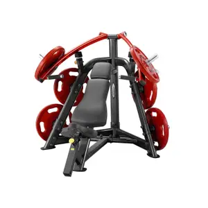 Inclined bench weight machine with plate load Steelflex