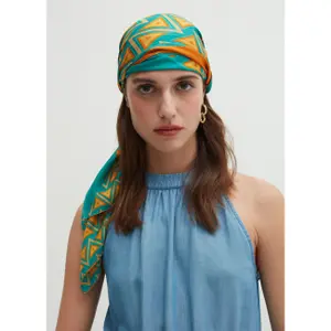 Γυναικείο φουλάρι με εκτύπωση Stefanel Turban image-1