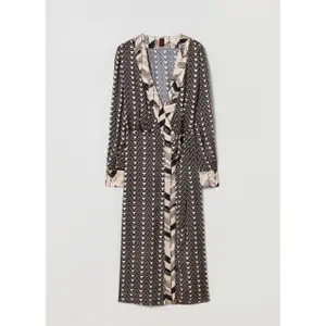 Long Wrap Dress with Belt for Women Stefanel