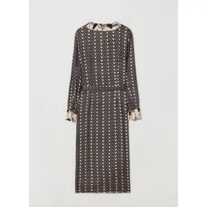 Long Wrap Dress with Belt for Women Stefanel image-3