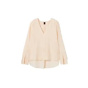 Blouse à encolure croisée femme Stefanel Crêpe Chine