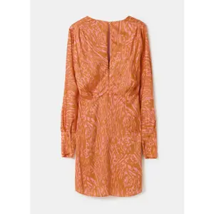 Printed Satin Dress Women Stefanel image-2