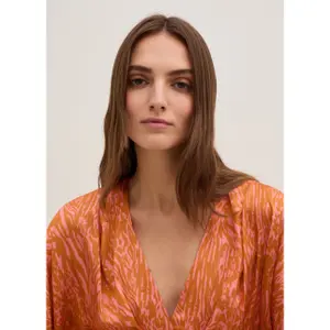 Printed Satin Dress Women Stefanel image-4