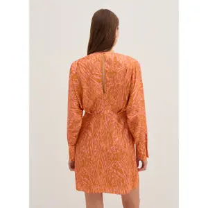 Printed Satin Dress Women Stefanel image-3